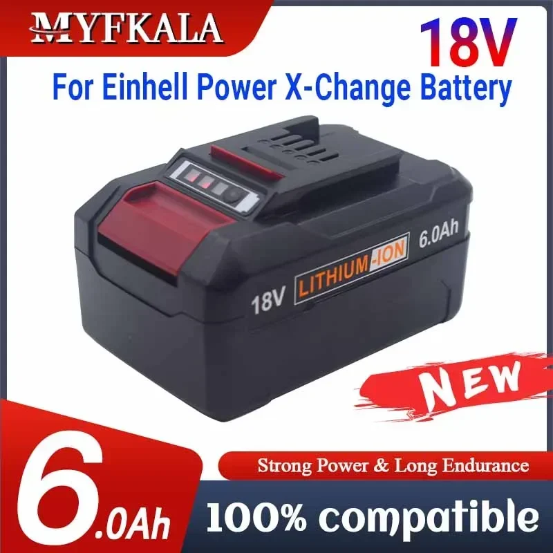 Power Xchange Tools - 6000mAh แบตเตอรี่ทดแทน EIN18C2 Li-Ion Batteria สําหรับ
