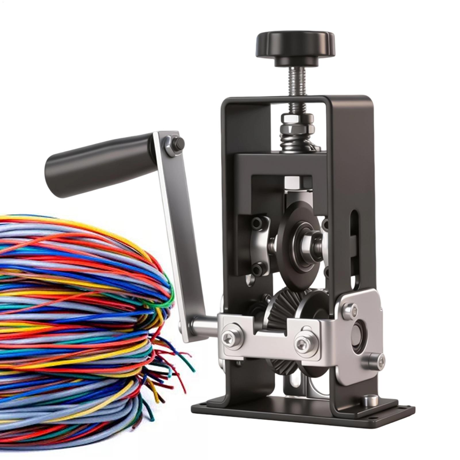 Power Tools Electrical - เครื่องปอกสายทองแดงแบบใช้สว่านและมือหมุน เครื่องมือปอกสายไฟแบบแมนนวลสำหรับช่างไฟฟ้าและงานไฟฟ้า