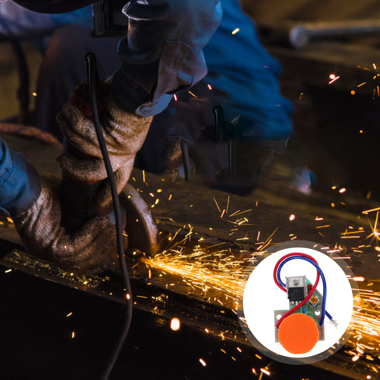 Power Tools Electrical - ตัวควบคุมความเร็วแบบปรับมุมได้ อะไหล่เครื่องมือไฟฟ้าสำหรับเครื่องขัดเงา ตัวปรับความเร็วที่ทนทาน สำหรับงานโลหะและงานไม้