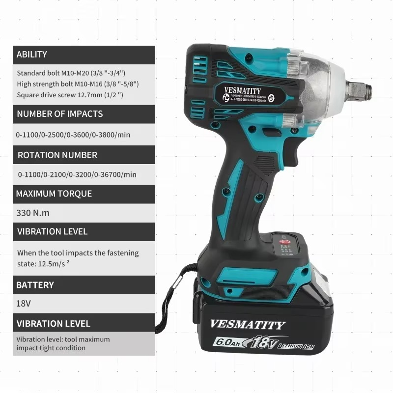 DTW300 ประแจกระแทก แรงบิดสูง 3 - Makita Drill Dtw300 บทวิจารณ์และราคา