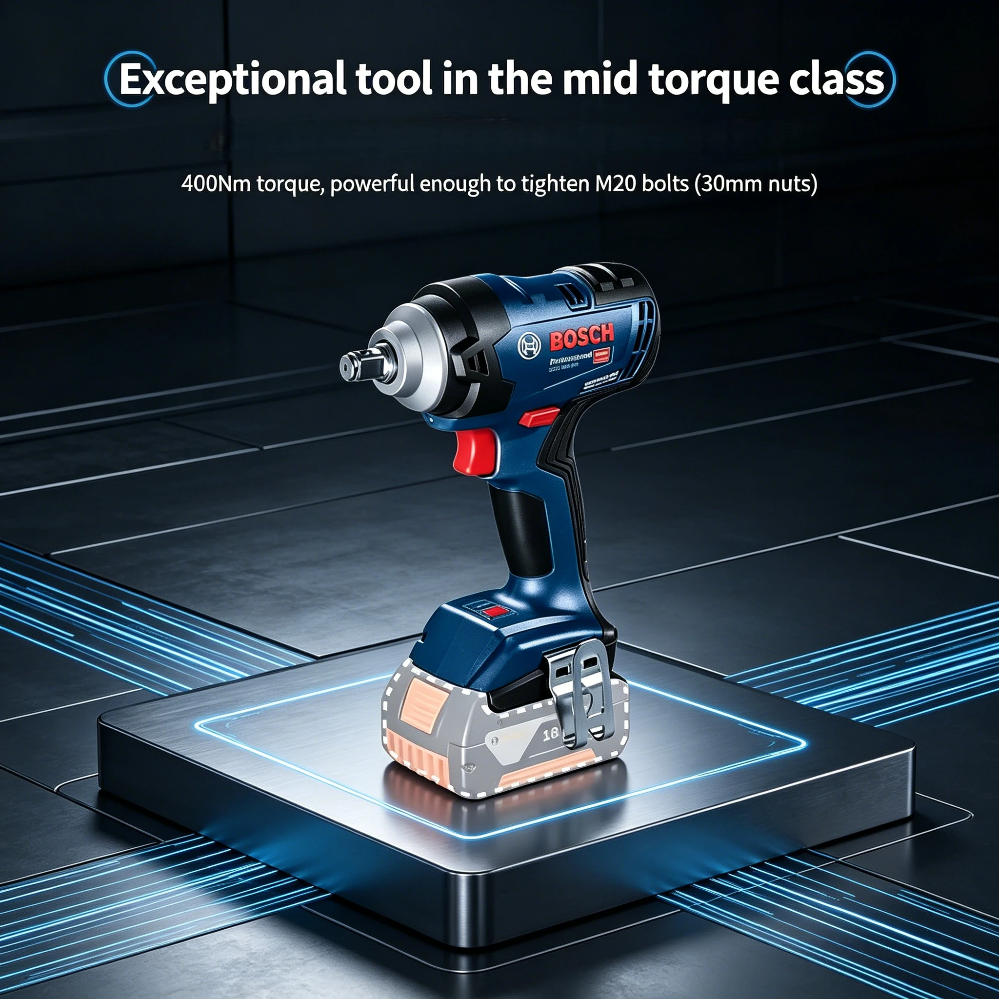 ‌ บ๊อช GDS 18V-400 ประแจกระแทก - Power Tools Professional บทวิจารณ์และราคา