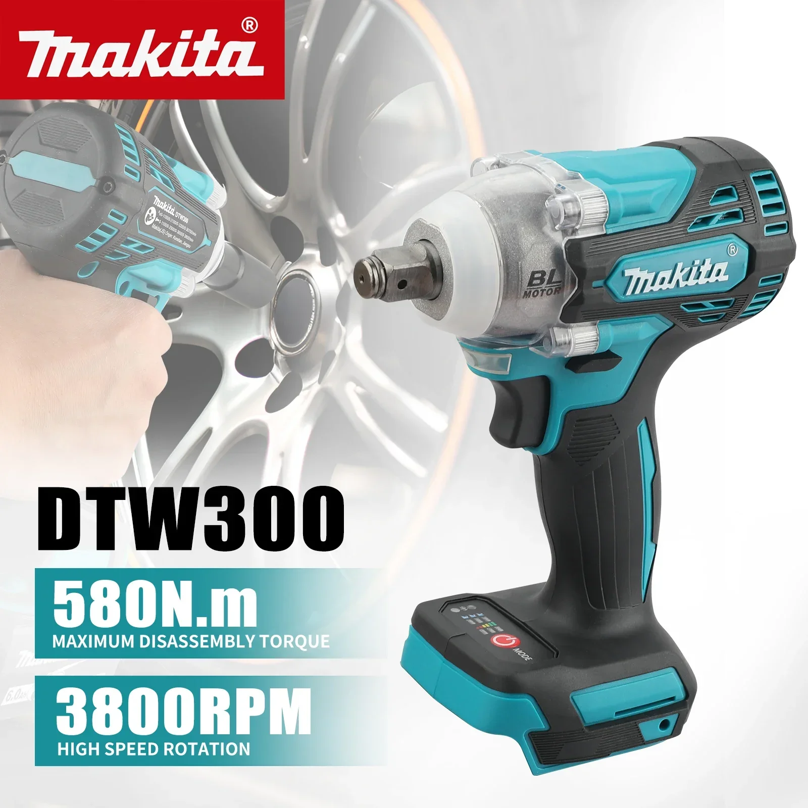 สำหรับชุดเครื่องมือ Makita DTW - Makita Drill Dtw300 บทวิจารณ์และราคา