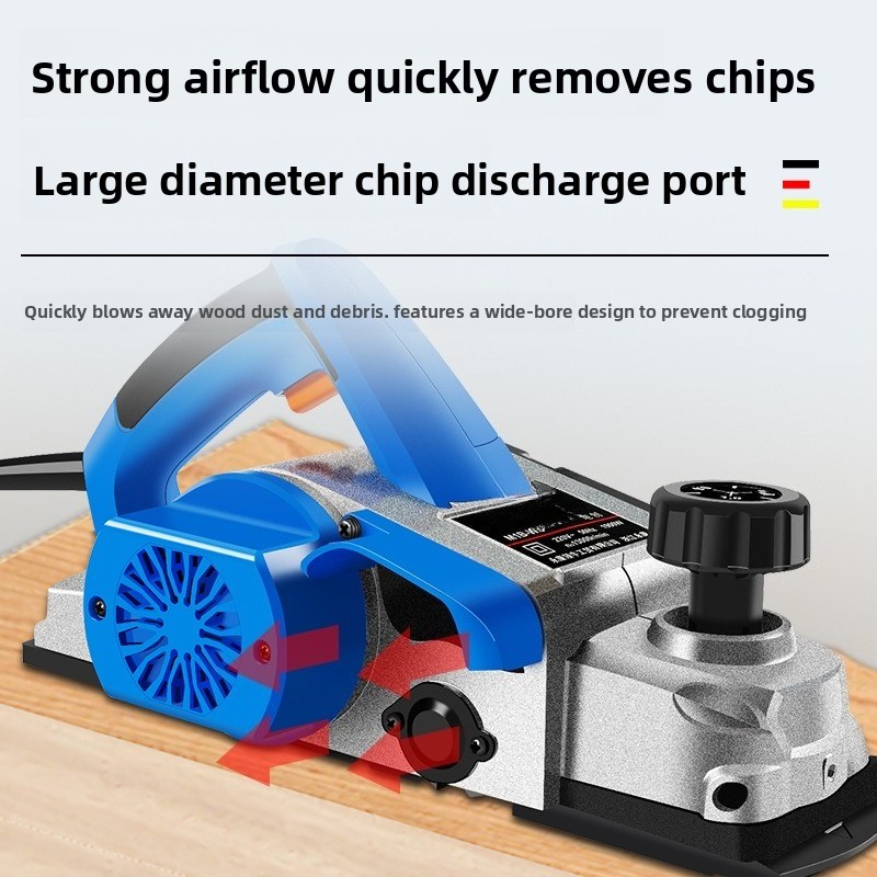 90 °   เครื่องไสไม้ไฟฟ้าแบบพกพ - Planer Handheld Electric บทวิจารณ์และราคา