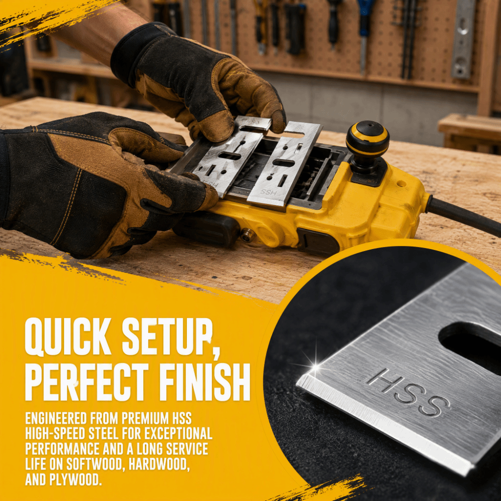 ใบมีดไสไม้ความยาว 82 มม. (2 ชิ - Planer Handheld Electric บทวิจารณ์และราคา