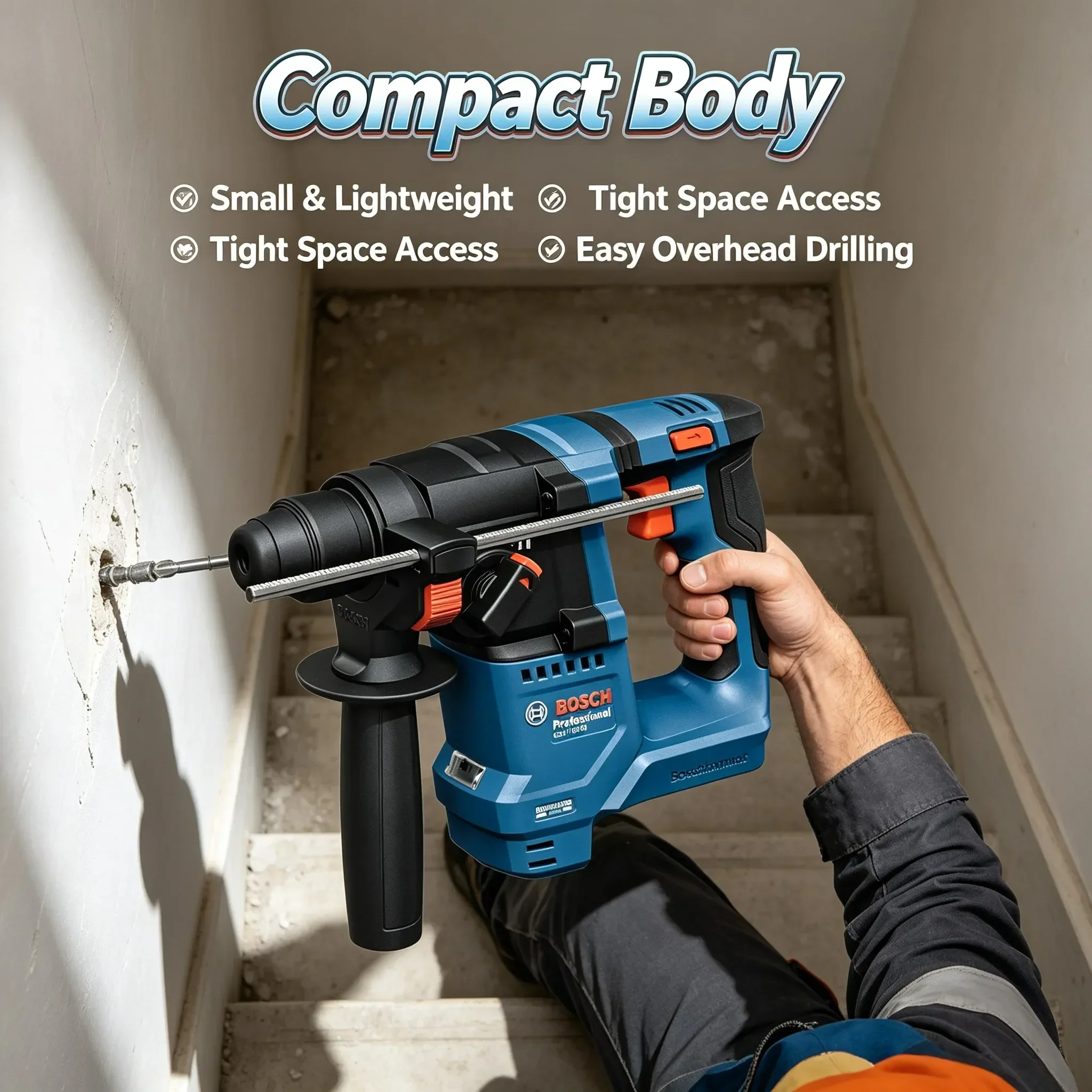 BOSCH GBH 18V-18 สว่านโรตารี่ไ - Power Tools Professional บทวิจารณ์และราคา