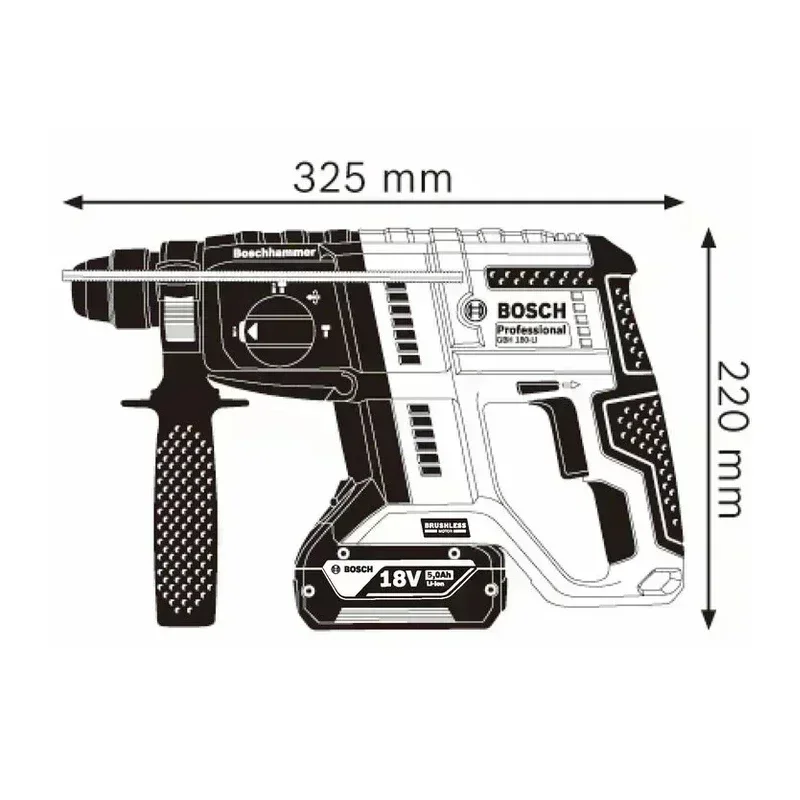 BOSCH GBH 180-LI สว่านโรตารี่ไ - Power Tools Professional บทวิจารณ์และราคา